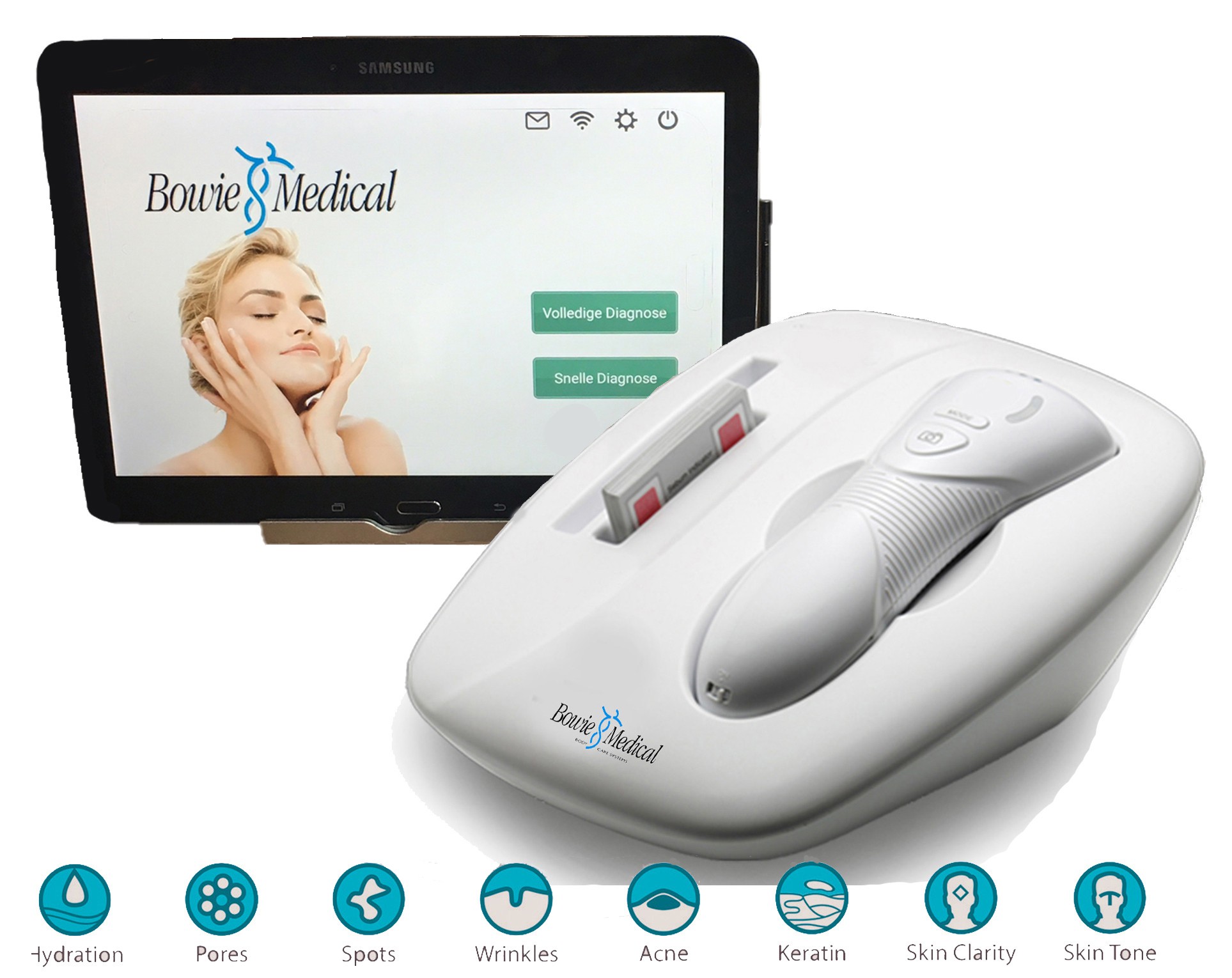 Bowie Medical Huidanalyse Systeem SkinSys 3.0
