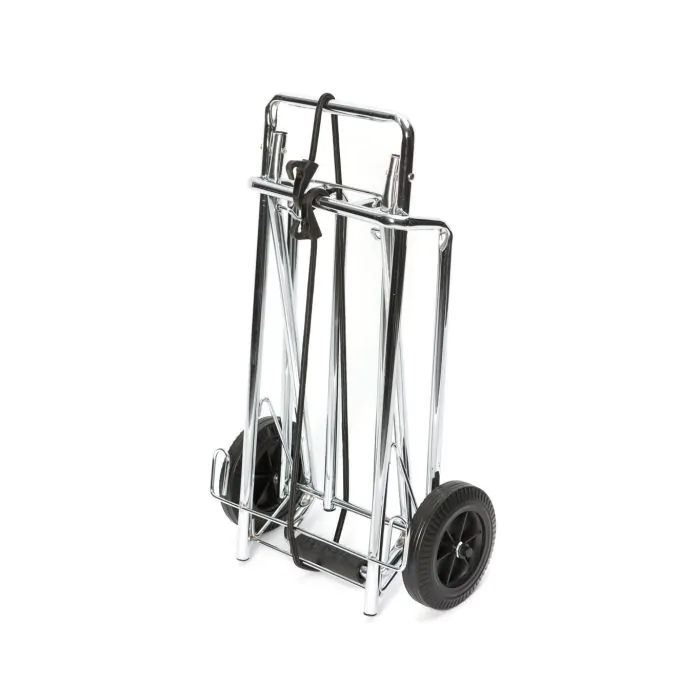 Inklapbare trolley - Verchroomd staal 40kg