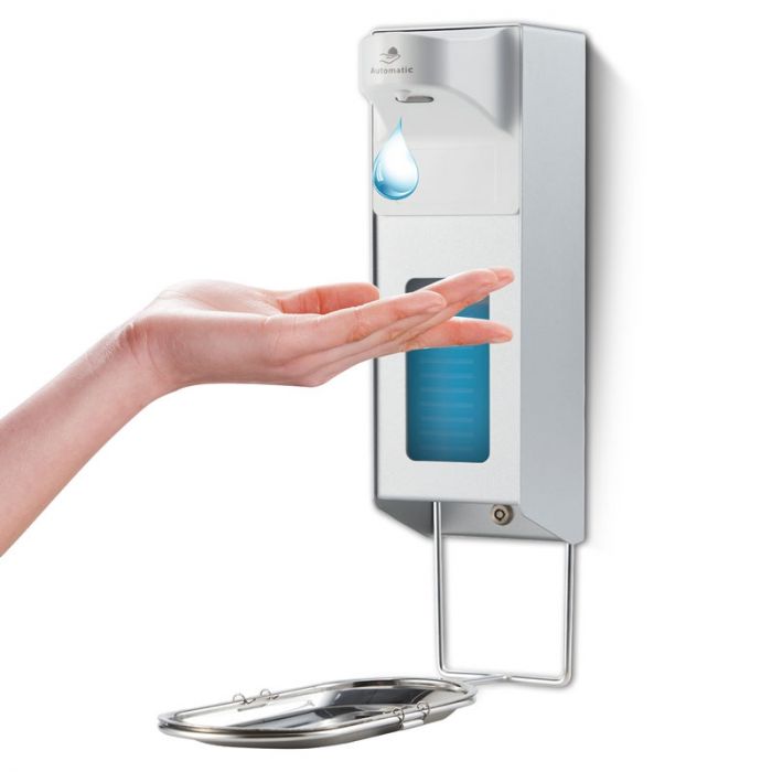 Automatische "touch-free" dispenser + opvangbakje main product photo