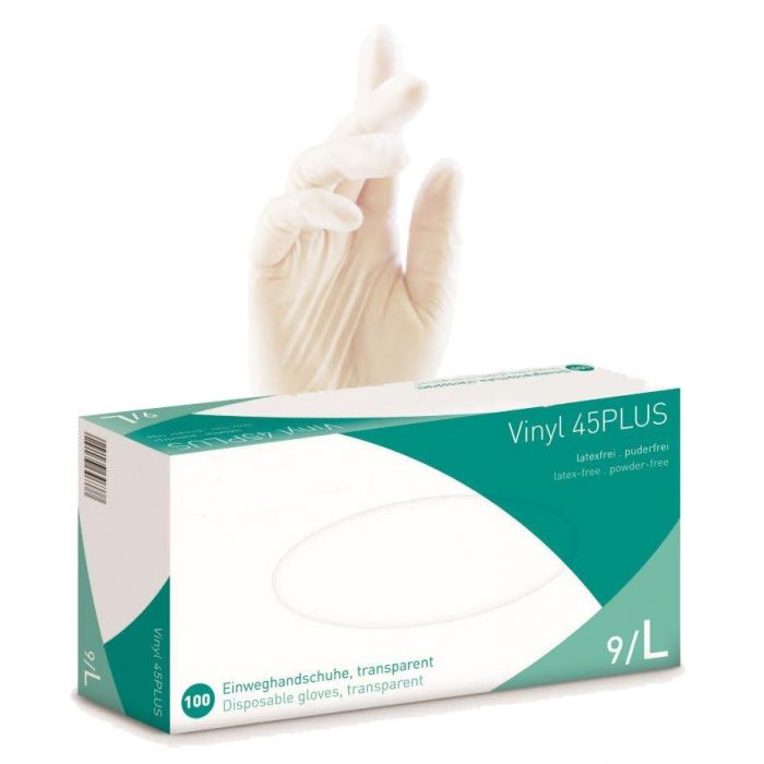 BG Medische Vinyl Handschoenen L - 100 st. main product photo
