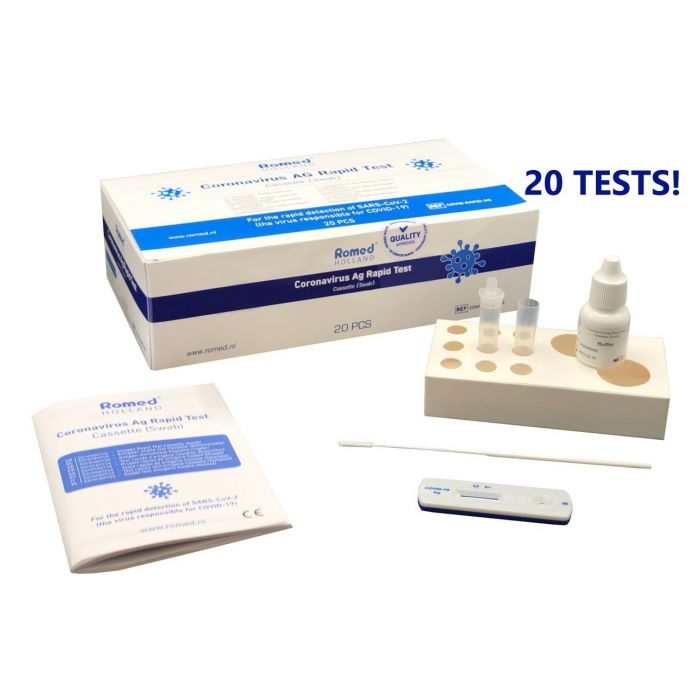 COVID-AG Sneltest Romed - 20 tests main product photo