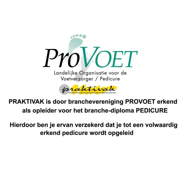 Branche opleiding Basis Pedicure Niveau 3 - Inschrijfgeld: