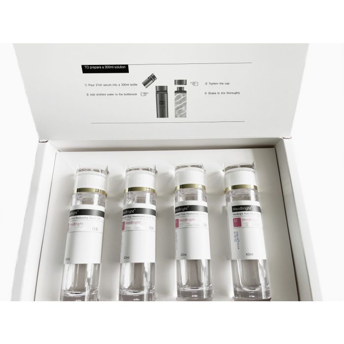 MeoBright Pure Moisterizing Serum (S3) - vloeistof set hydro dermabrasie main product photo
