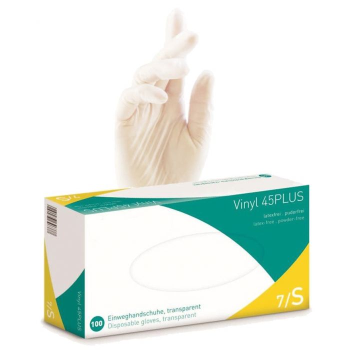 BG Medische Vinyl Handschoenen S - 100 st. main product photo