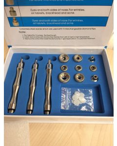 Diamond Peel set met handstukken en diamantringen Diamond Peel set met handstukken en diamantringen