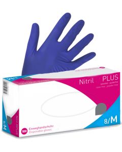 BG Nitrile Plus ECO Light 100 stuks - Kobalt Blauw Poedervrij - M/L/XL BG Nitrile Plus ECO Light 100 stuks - Kobalt Blauw Poedervrij - M/L/XL
