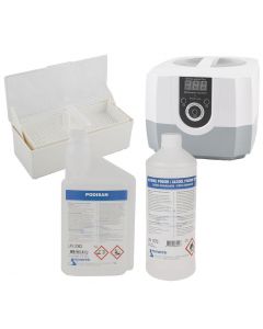 Desinfectie startpakket: Ultrasoon reiniger + Alcohol + Podisan + desinfectiebak Desinfectie startpakket: Ultrasoon reiniger + Alcohol + Podisan + desinfectiebak