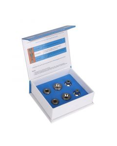 Diamond Peel ringen set van 9