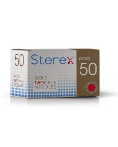 Sterex Blend Naalden - Goud - F-Schacht Twopiece - Regular Sterex Blend Naalden - Goud - F-Schacht Twopiece - Regular