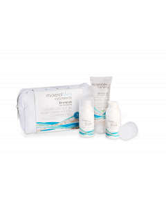 Xminerals Dagcrème SPF 35+Nachtcrème+Cleansing Gel – Travelkit Xminerals Dagcrème SPF 35+Nachtcrème+Cleansing Gel – Travelkit