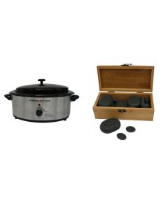 Hot Stone Eco Set: Kleine Heater + 30 stenen Hot Stone Eco Set: Kleine Heater + 30 stenen