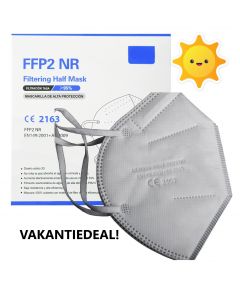 Vakantiedeal! 10 x FFP2 masker + 100 ml Hi-Gel Handsanitizer Vakantiedeal! 10 x FFP2 masker + 100 ml Hi-Gel Handsanitizer