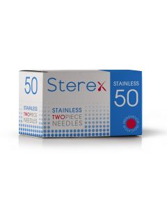 Sterex Blend Naalden - RVS - F10(S) - Regular - 50 stuks Sterex Blend Naalden - RVS - F10(S) - Regular - 50 stuks