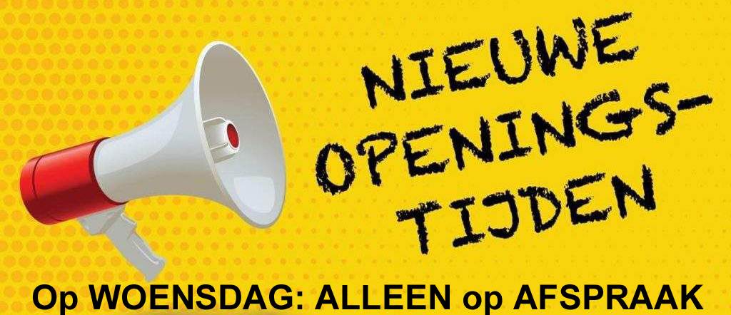 Gewijzigde openingstijden Bowie Medical Gewijzigde openingstijden Bowie Medical